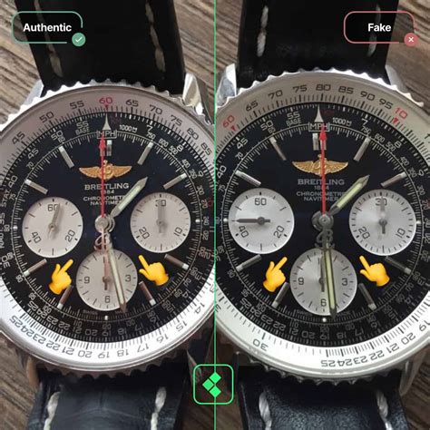 real vs fake breitling watches|breitling watches first copy.